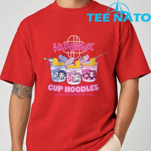 Kpop Demon Hunter Huntrix Cup Noodles T-Shirt - Image 8