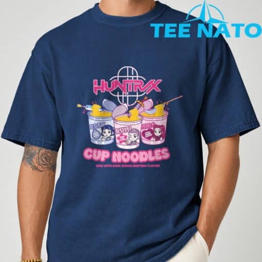 Kpop Demon Hunter Huntrix Cup Noodles T-Shirt - Image 9