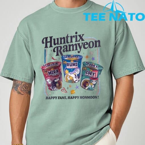 Kpop Demon Hunter Huntrix Ramyeon T-Shirt - Image 2