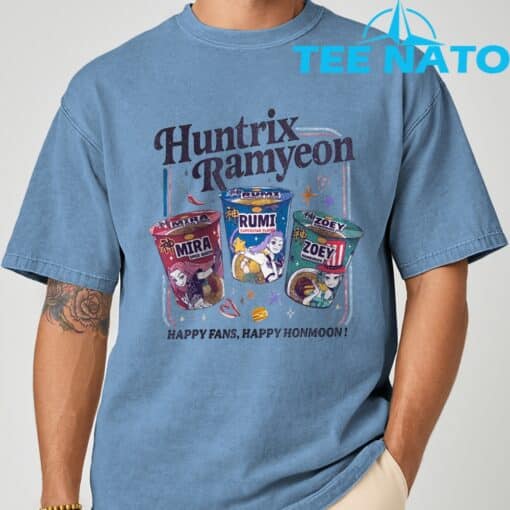 Kpop Demon Hunter Huntrix Ramyeon T-Shirt - Image 3