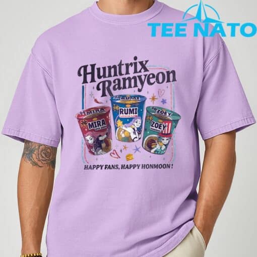 Kpop Demon Hunter Huntrix Ramyeon T-Shirt - Image 5