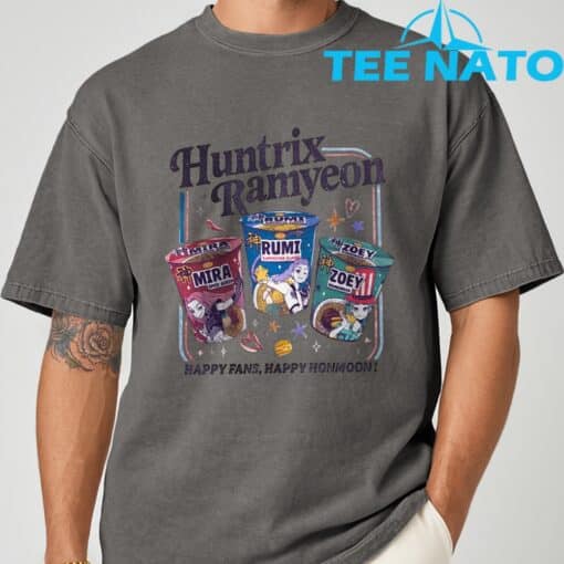 Kpop Demon Hunter Huntrix Ramyeon T-Shirt - Image 6