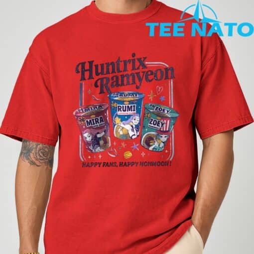 Kpop Demon Hunter Huntrix Ramyeon T-Shirt - Image 7