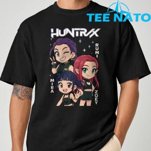 Kpop Demon Hunters Huntrix Anime T-Shirt - Image 2