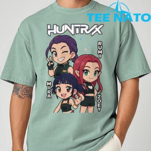 Kpop Demon Hunters Huntrix Anime T-Shirt - Image 3