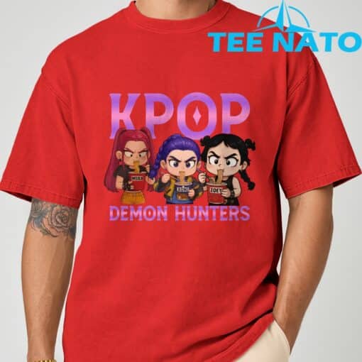 Kpop Demon Hunters Inspired, CHIBI T-Shirt - Image 3
