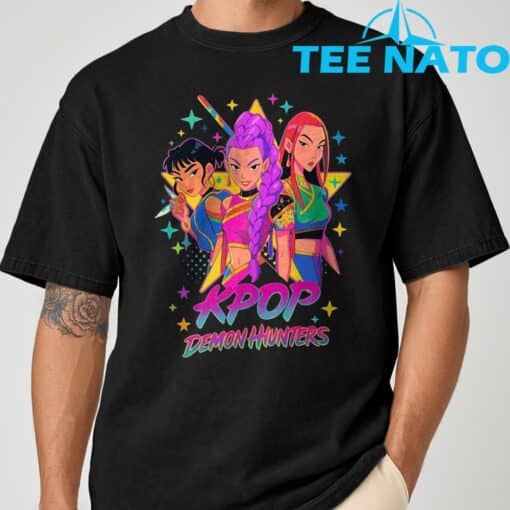 Kpop Demon Hunters Inspired, Pop Art T-Shirt - Image 5