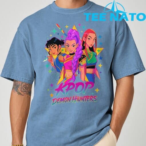Kpop Demon Hunters Inspired, Pop Art T-Shirt - Image 3
