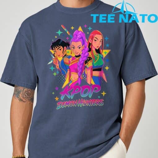 Kpop Demon Hunters Inspired, Pop Art T-Shirt - Image 2