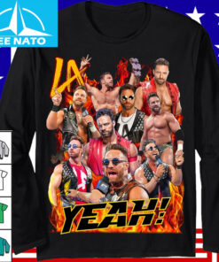 LA Knight Wrestling Collage Shirt2