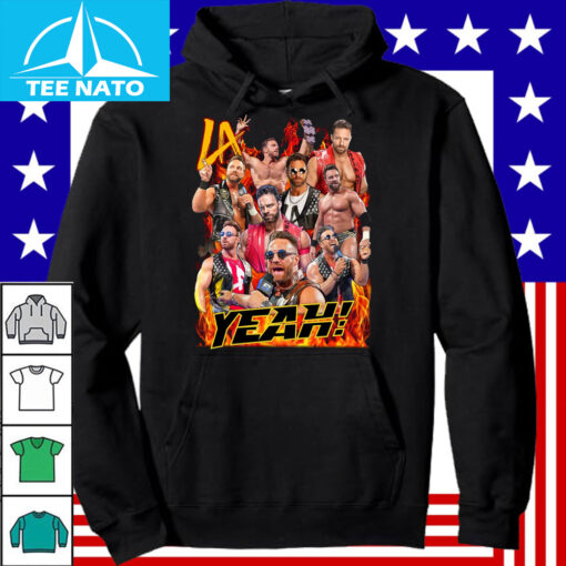 LA Knight Wrestling Collage Shirt - Image 4