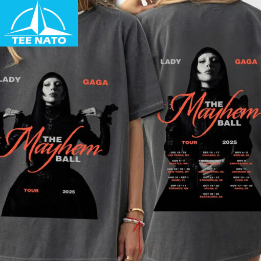Lady Gaga Mayhem Tour Shirt