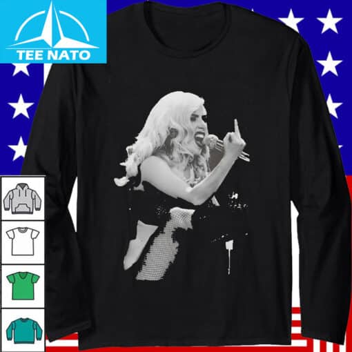Lady Gaga Middle Finger Shirt - Image 3