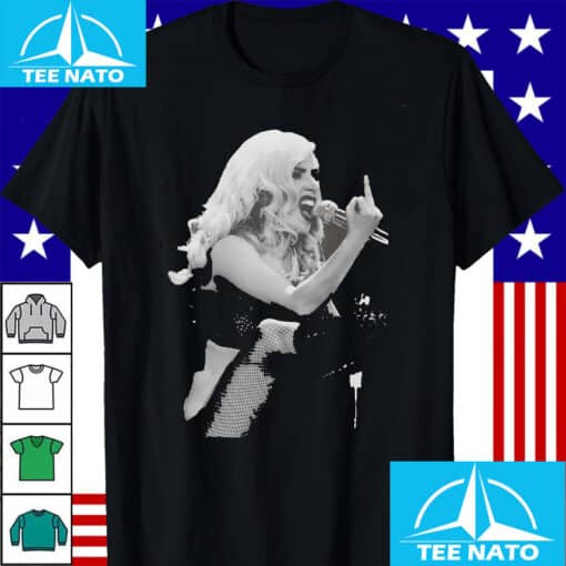 Lady Gaga Middle Finger Shirt - Image 4
