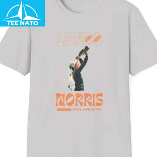 Lando Norris F1 Formula One Racing McLaren Retro Shirt - Image 3