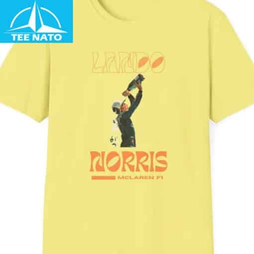 Lando Norris F1 Formula One Racing McLaren Retro Shirt - Image 4