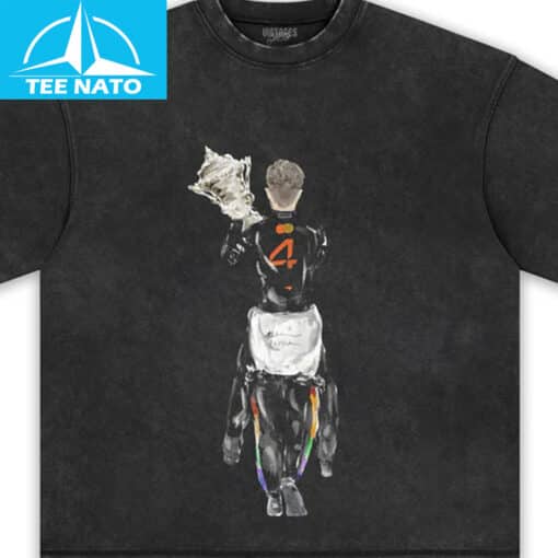 Lando Norris F1 Racing Champion Graphic Shirt - Image 4