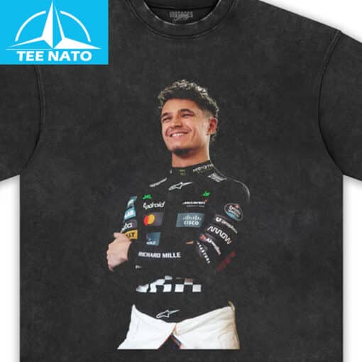 Lando Norris F1 Racing Driver Shirt - Image 2