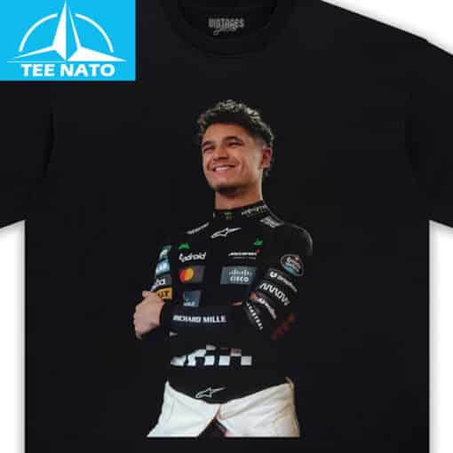Lando Norris F1 Racing Driver Shirt - Image 3
