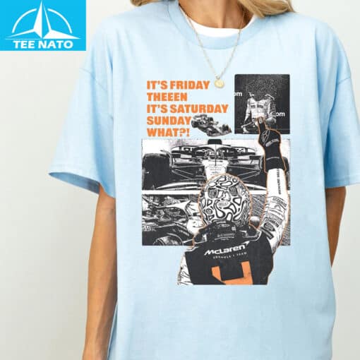 Lando Norris Vintage Mclaren F1 Shirt - Image 5