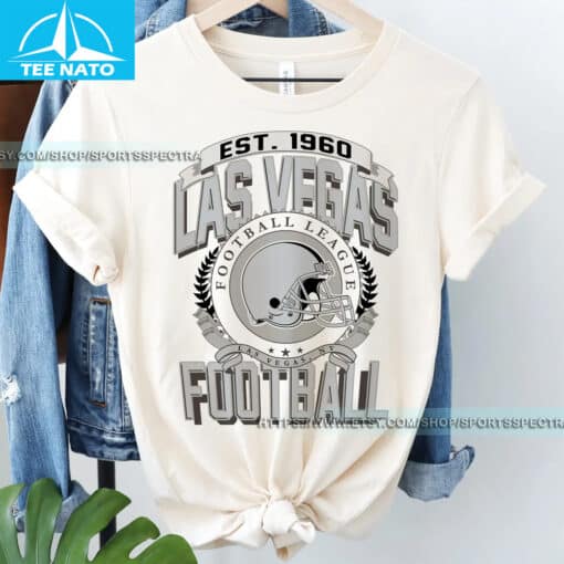 Las Vegas Football Vintage Shirt - Image 3