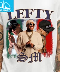 Lefty Sm Mexican Rapper Photo Collage Graphic Shirt2