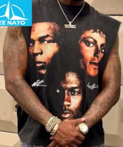 Legends Mike Tyson Michael Jackson Michael Jordan Signatures Shirt1