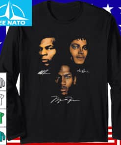 Legends Mike Tyson Michael Jackson Michael Jordan Signatures Shirt2