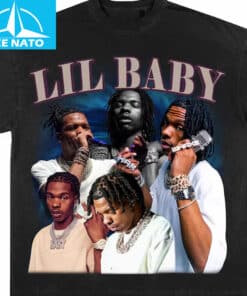 Lil Baby Rapper Photo Collage Graphic Shirt1