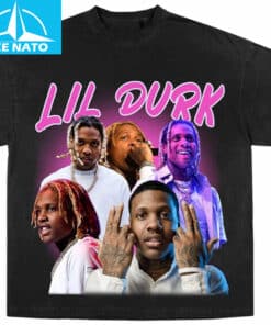 Lil Durk Rapper Photo Collage Graphic Shirt1