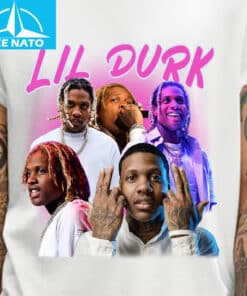 Lil Durk Rapper Photo Collage Graphic Shirt2