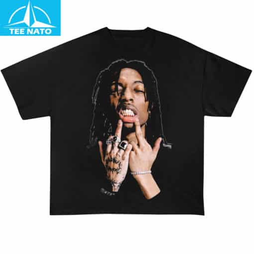 Lil Tecca Rapper Middle Finger Graphic Shirt