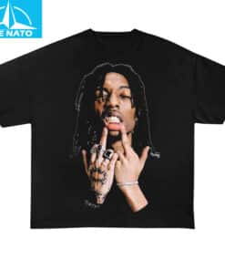 Lil Tecca Rapper Middle Finger Graphic Shirt