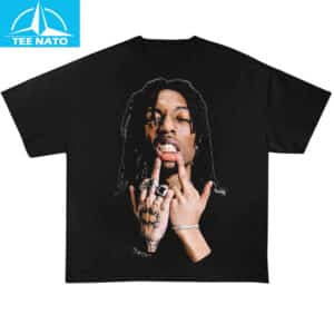 Lil Tecca Rapper Middle Finger Graphic Shirt