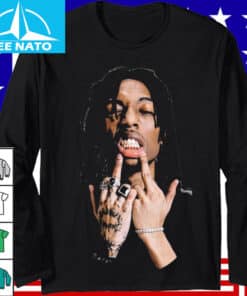 Lil Tecca Rapper Middle Finger Graphic Shirt2