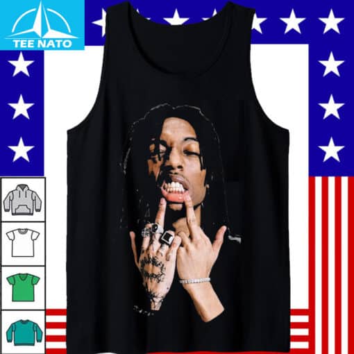 Lil Tecca Rapper Middle Finger Graphic Shirt - Image 5