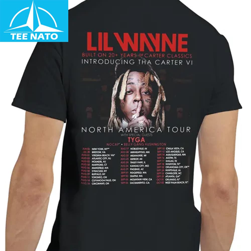 Alternate design of the tour shirt