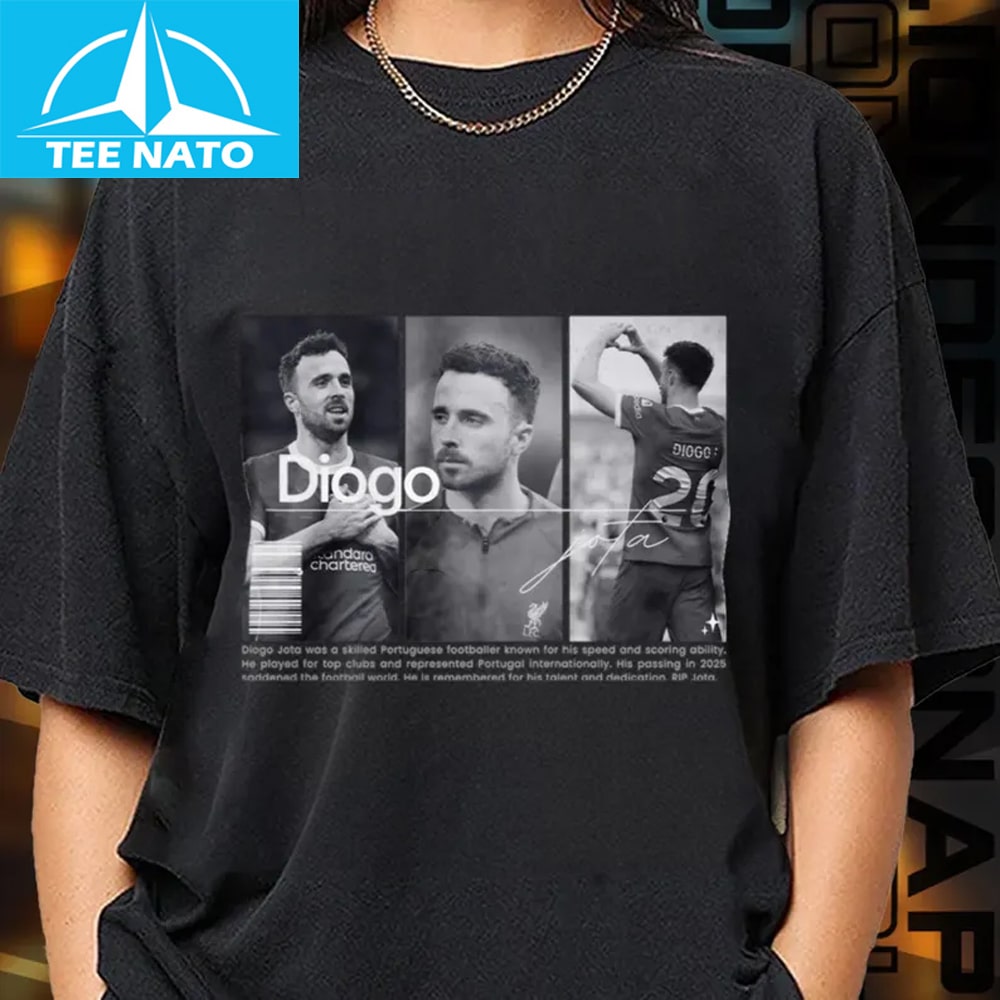 Front design of the Limited Edition Diogo Jota Shirt
