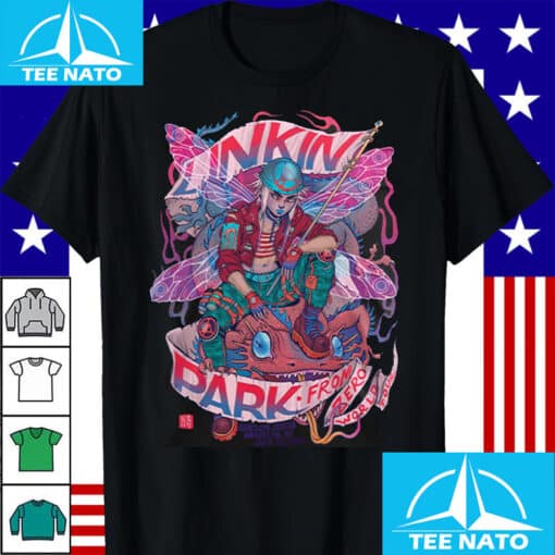Linkin Park From Zero World Tour Band Signatures Shirt - Image 4
