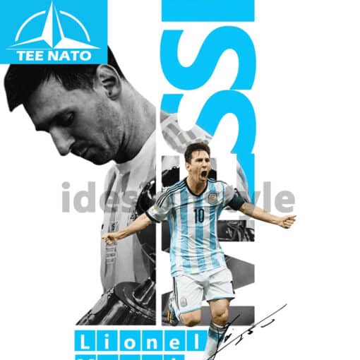 Lionel Messi Football Bootleg Shirt - Image 2