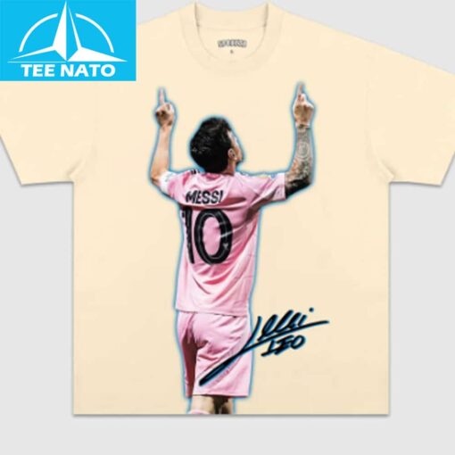 Lionel Messi Inter Miami Goal Celebration Shirt - Image 2