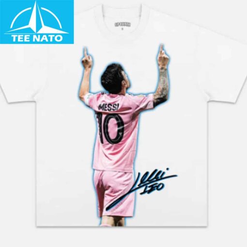 Lionel Messi Inter Miami Goal Celebration Shirt - Image 3
