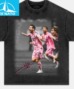 Lionel Messi Inter Miami Team Goal Celebration Shirt3