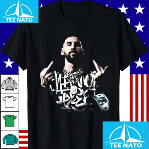 Lionel Messi Middle Fingers Money Shirt