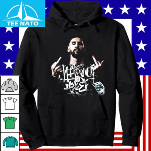 Lionel Messi Middle Fingers Money Shirt - Image 4