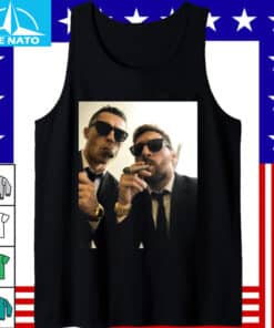 Lionel Messi and Friend Smoking Cigars Shirt3