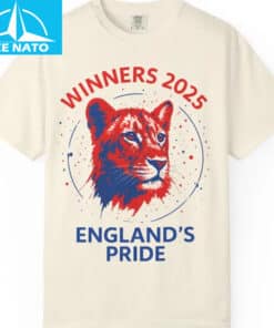 Lionesses 2025 Winners Englands Pride Shirt1