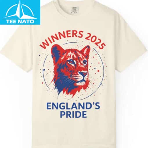 Lionesses 2025 Winners England's Pride Shirt - Image 2