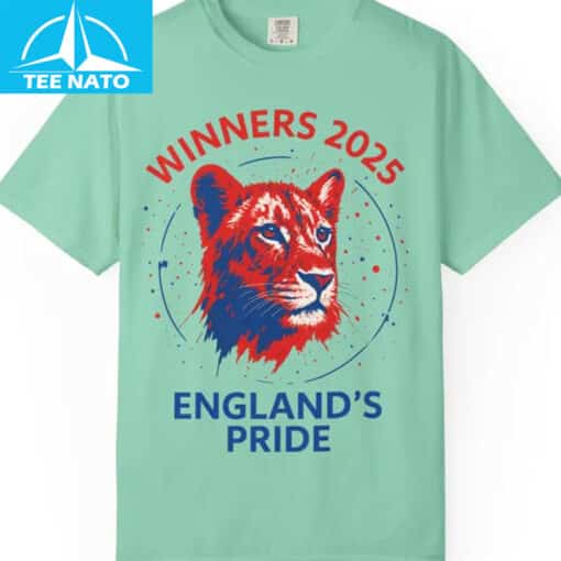 Lionesses 2025 Winners England's Pride Shirt - Image 5