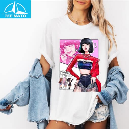 Lisa Blackpink Inspired Kpop Fashion Doll Shirt - Image 3